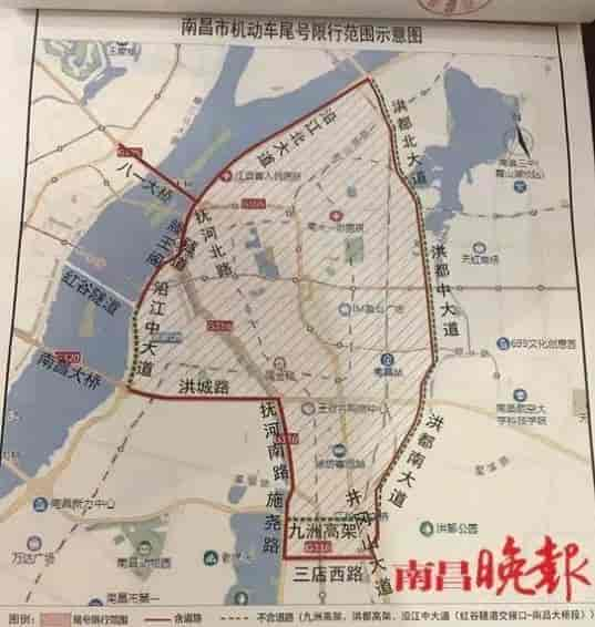 南昌:新能源外地車不限行